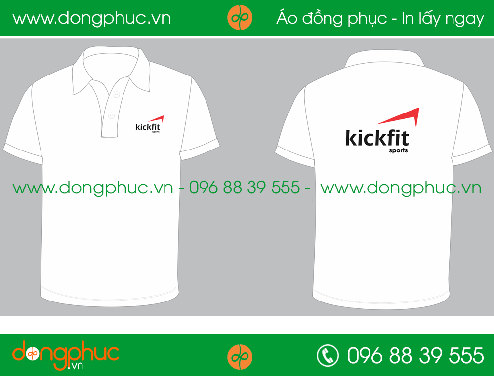 Áo phông đồng phục công ty KICKFIT